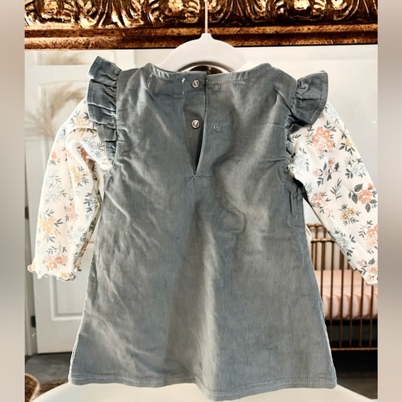 Rene Rofe Baby overall dress with bodysuit 
6-9 Months - Picture 4 of 4